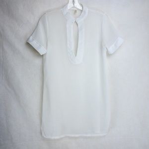 Yi Thi Liang white Short Sleeve Shirt Size S